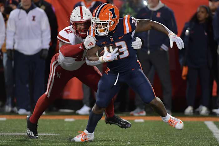 Mikai Gbayor 2023 Nebraska at Illinois football USATSI_21590520